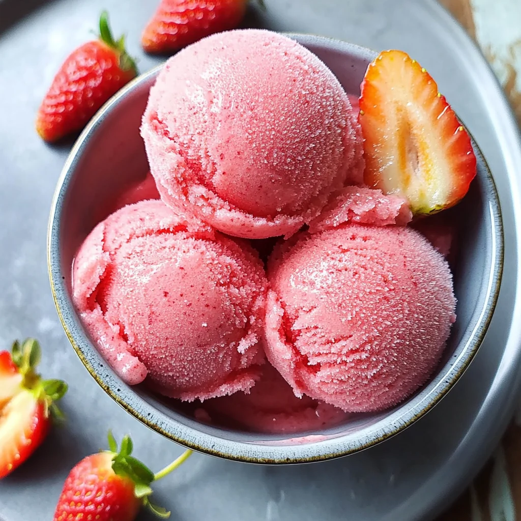 Strawberry Sorbet