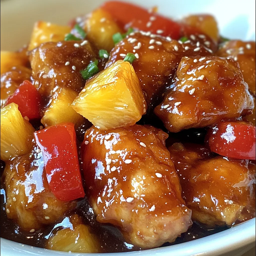 Sweet Hawaiian Crock Pot Chicken