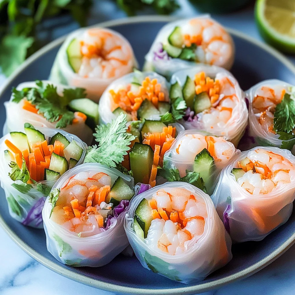 Vietnamese Fresh Spring Rolls Recipe