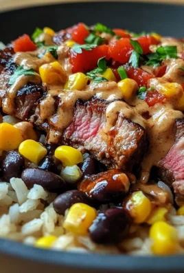 Bold BBQ Ranch Steak and Rice Skillet