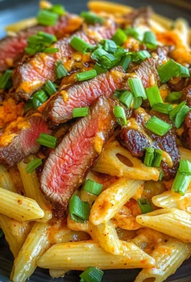 Bold Pepper Jack Buffalo Steak Pasta