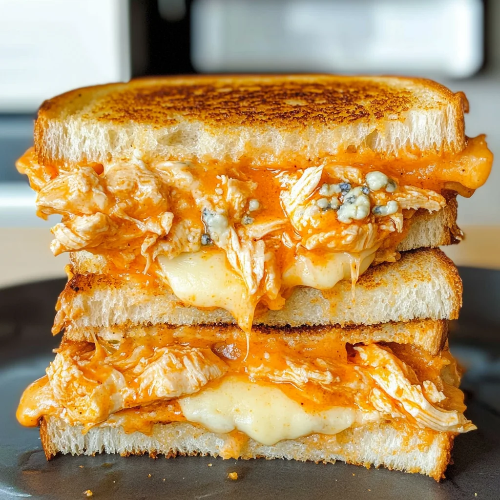 Buffalo Chicken Grilled Cheese Recipe