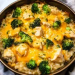 Cheesy Broccoli Chicken and Rice Casserole