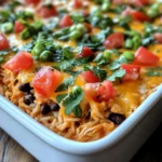 Chicken Enchilada Rice Casserole