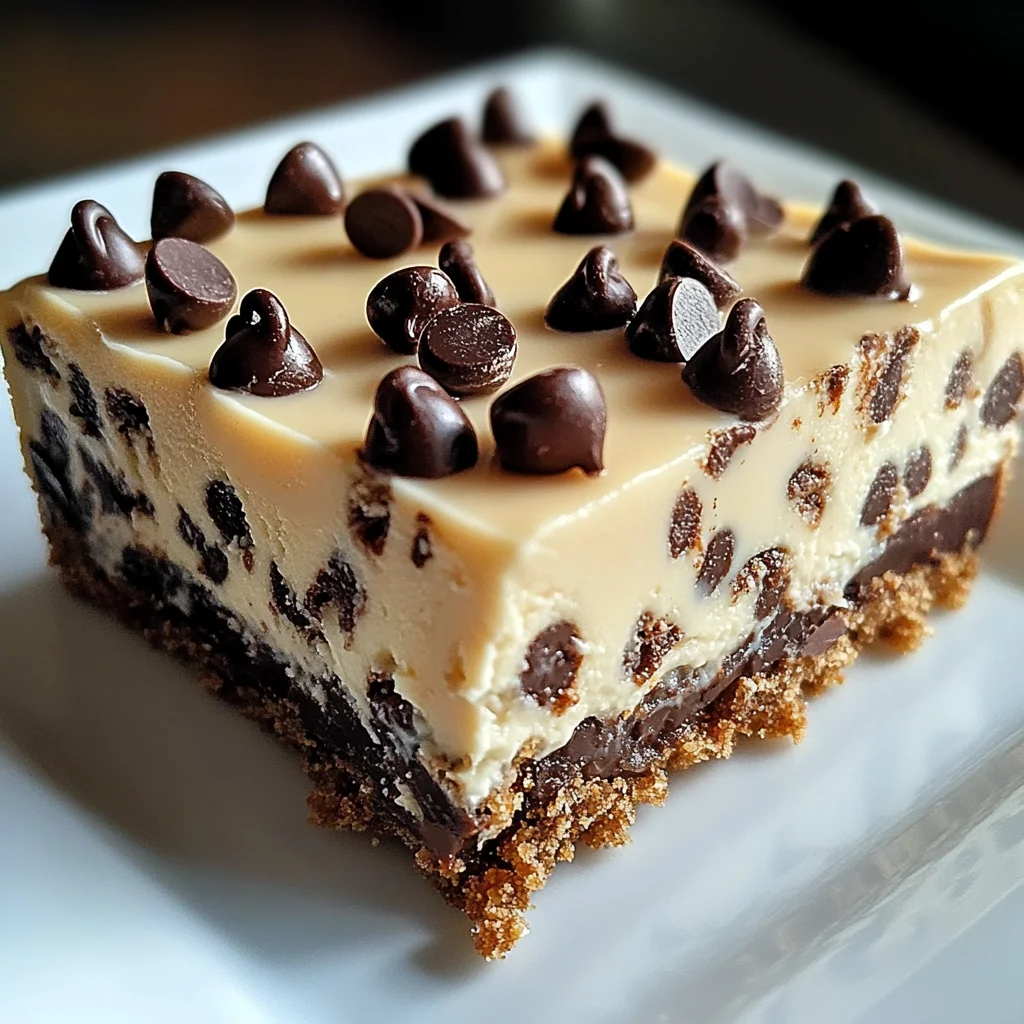 Chocolate Chip Cheesecake Bars