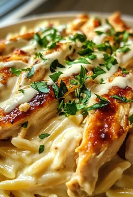 Creamy Bold BBQ Ranch White Cheddar Chicken Orzo