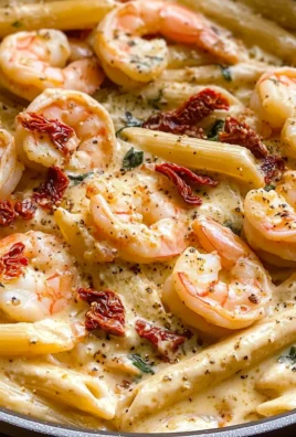 Creamy Mozzarella Shrimp Pasta