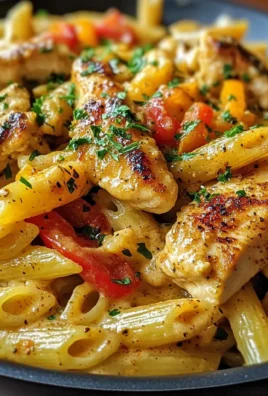 Creamy Pepper Jack Cajun Chicken Skillet Pasta