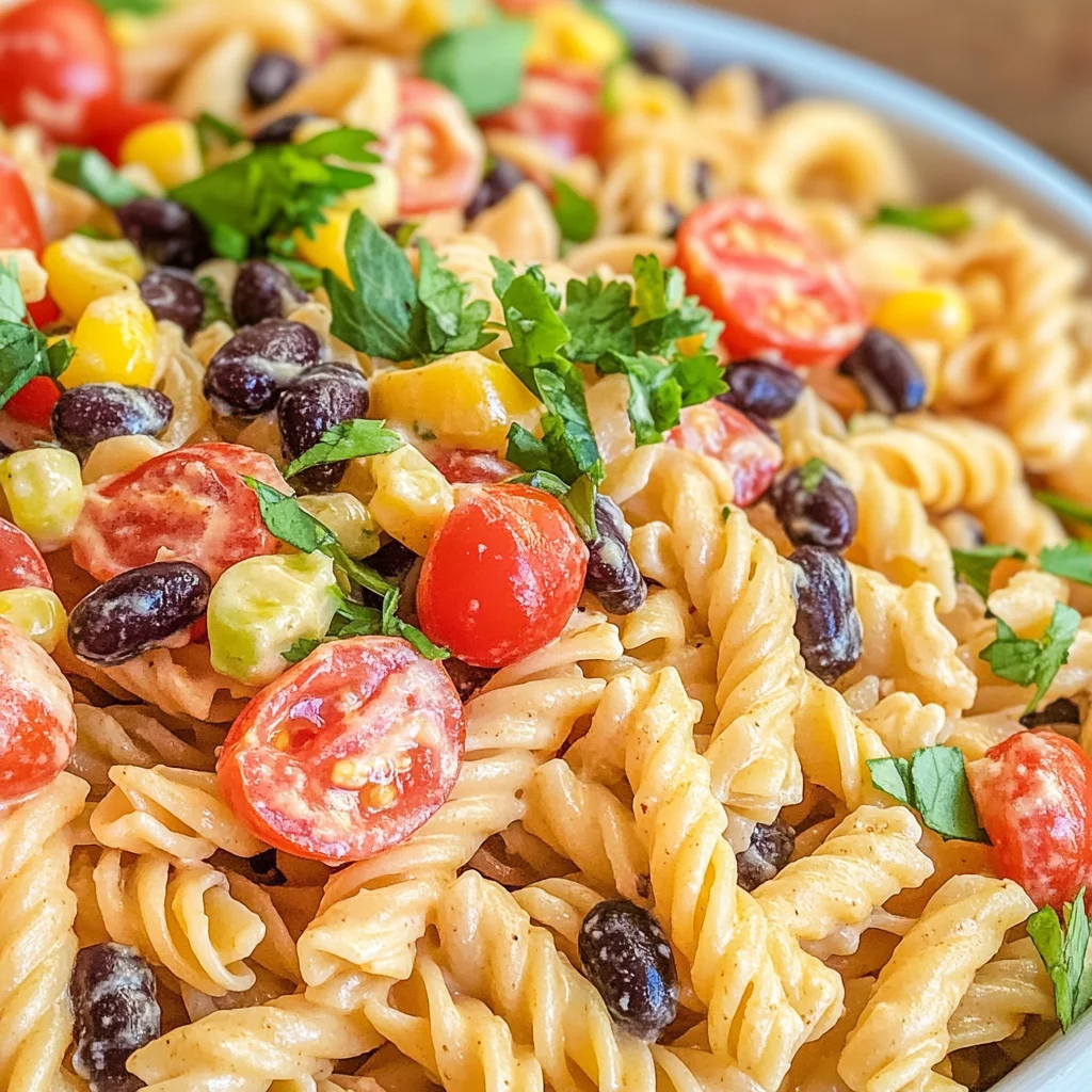 Creamy Ranch Taco Pasta Salad