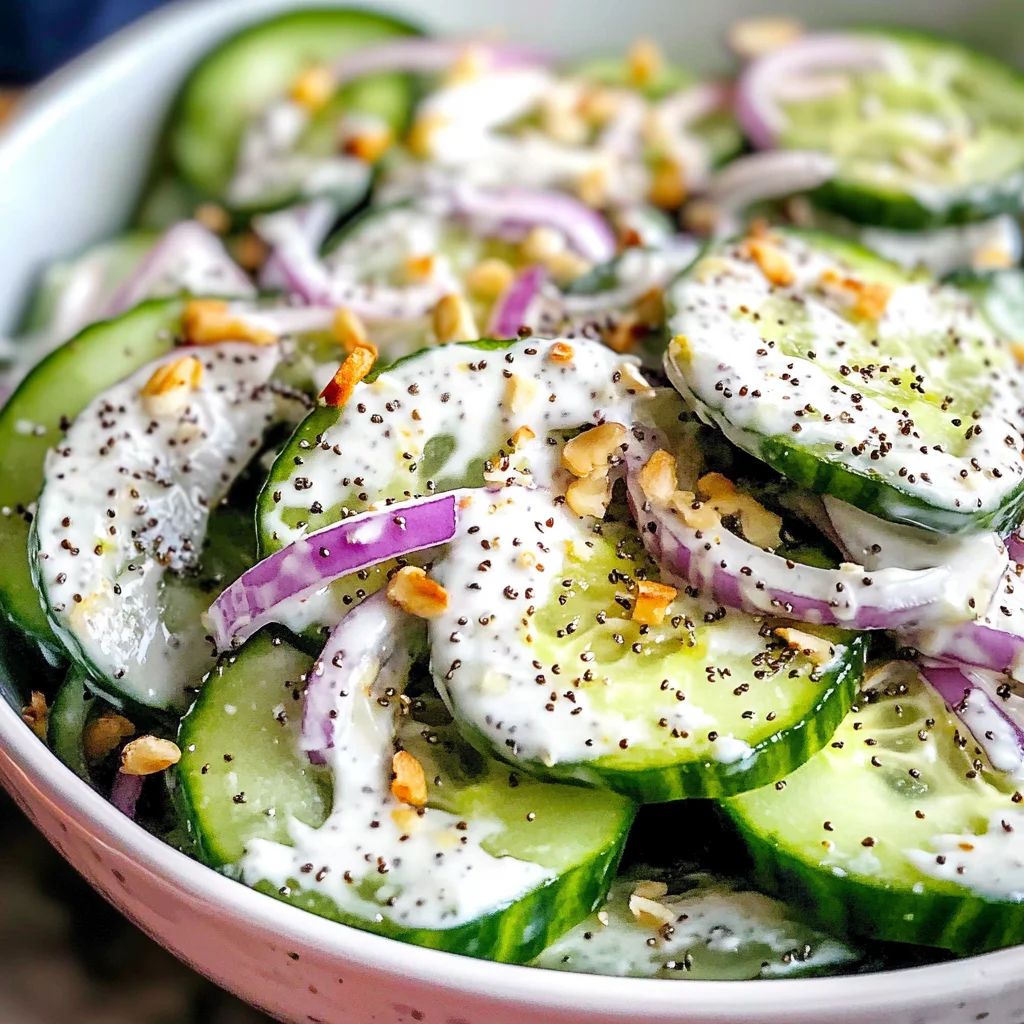 Cucumber Everything Bagel Salad