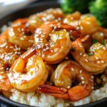 Easy One Pan Honey Garlic Shrimp