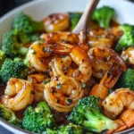 Honey Garlic Butter Shrimp and Broccoli
