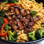 One-Pan Honey Garlic Steak and Pasta
