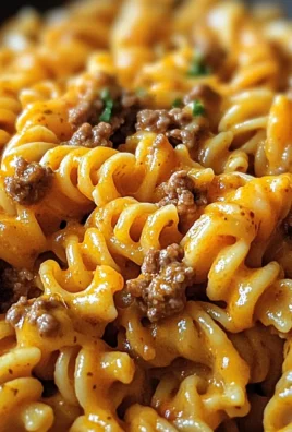 One-Pot Beef and Cheddar Ranch Pasta