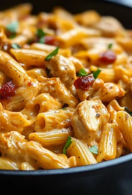 One-Pot Creamy Cajun Honey BBQ Chicken Pasta