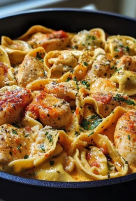 One-Pot Spicy Garlic Butter Chicken Tortellini