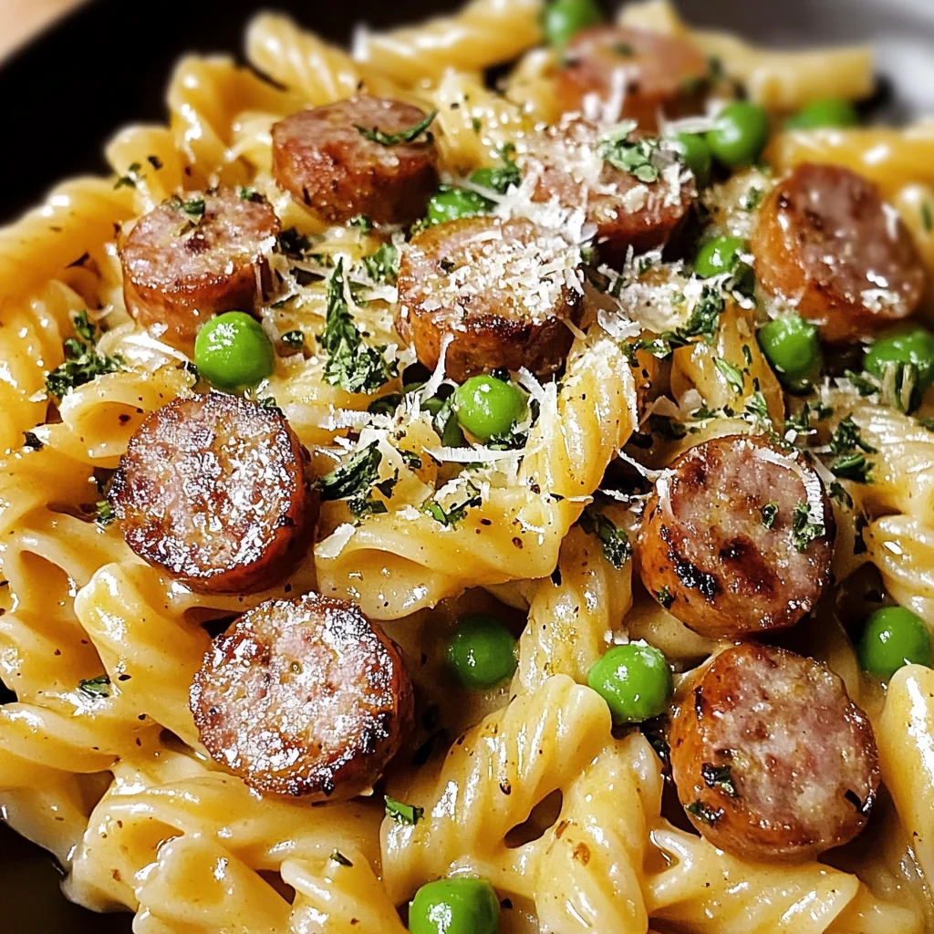 One-Pot Zesty Honey Mustard Sausage Pasta