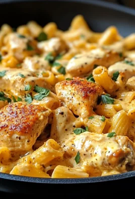One-Skillet Creamy Spicy Ranch Chicken & Pasta