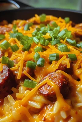 One Pot Creamy Buffalo Sausage and Orzo