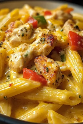One Pot Sweet Honey Pepper Jack Chicken Pasta