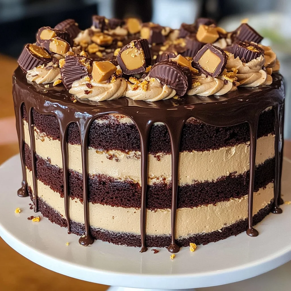 Reese's Chocolate Peanut Butter Cake