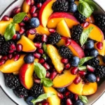 Summer Peach Fruit Salad
