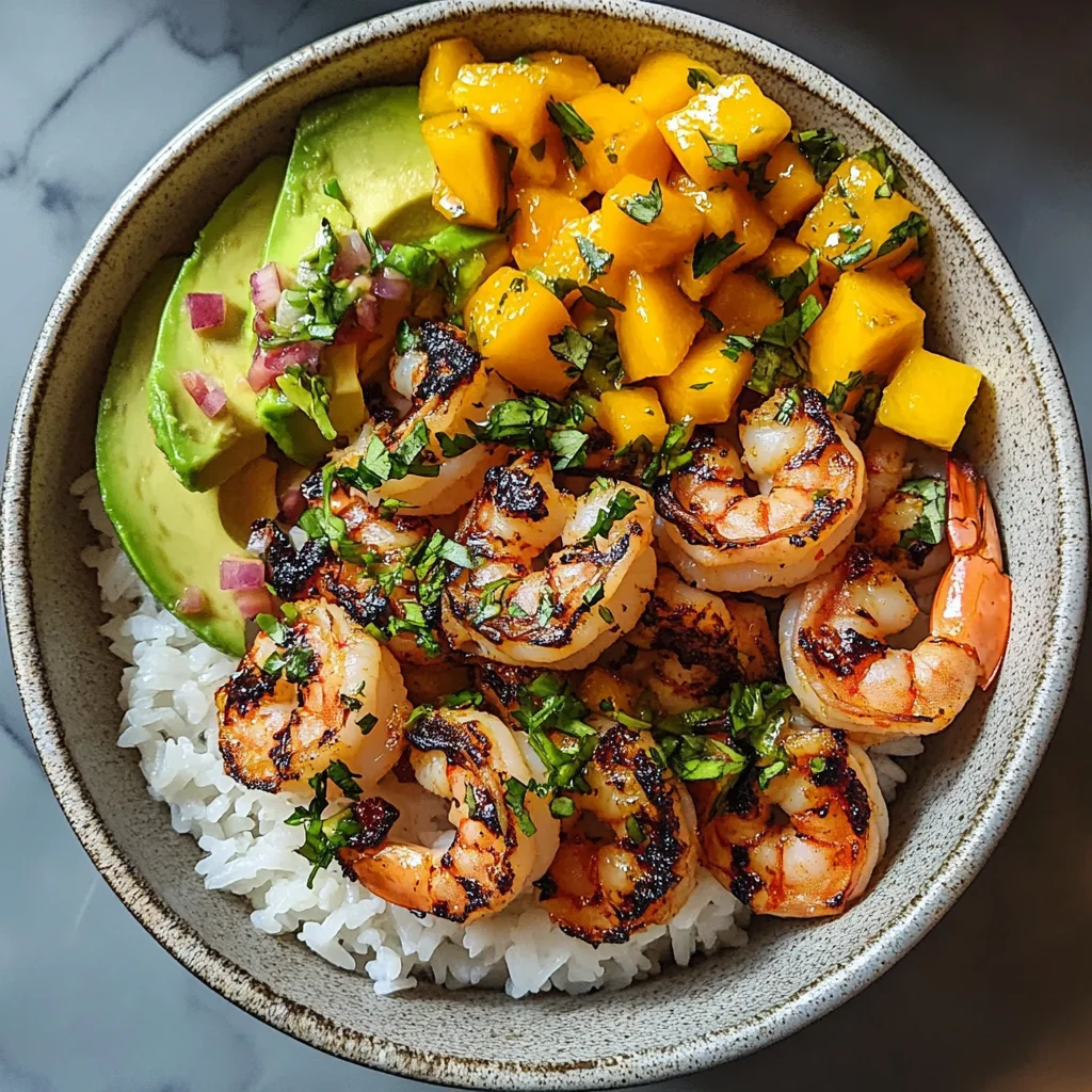 The Ultimate Charred Shrimp and Avocado Bowl