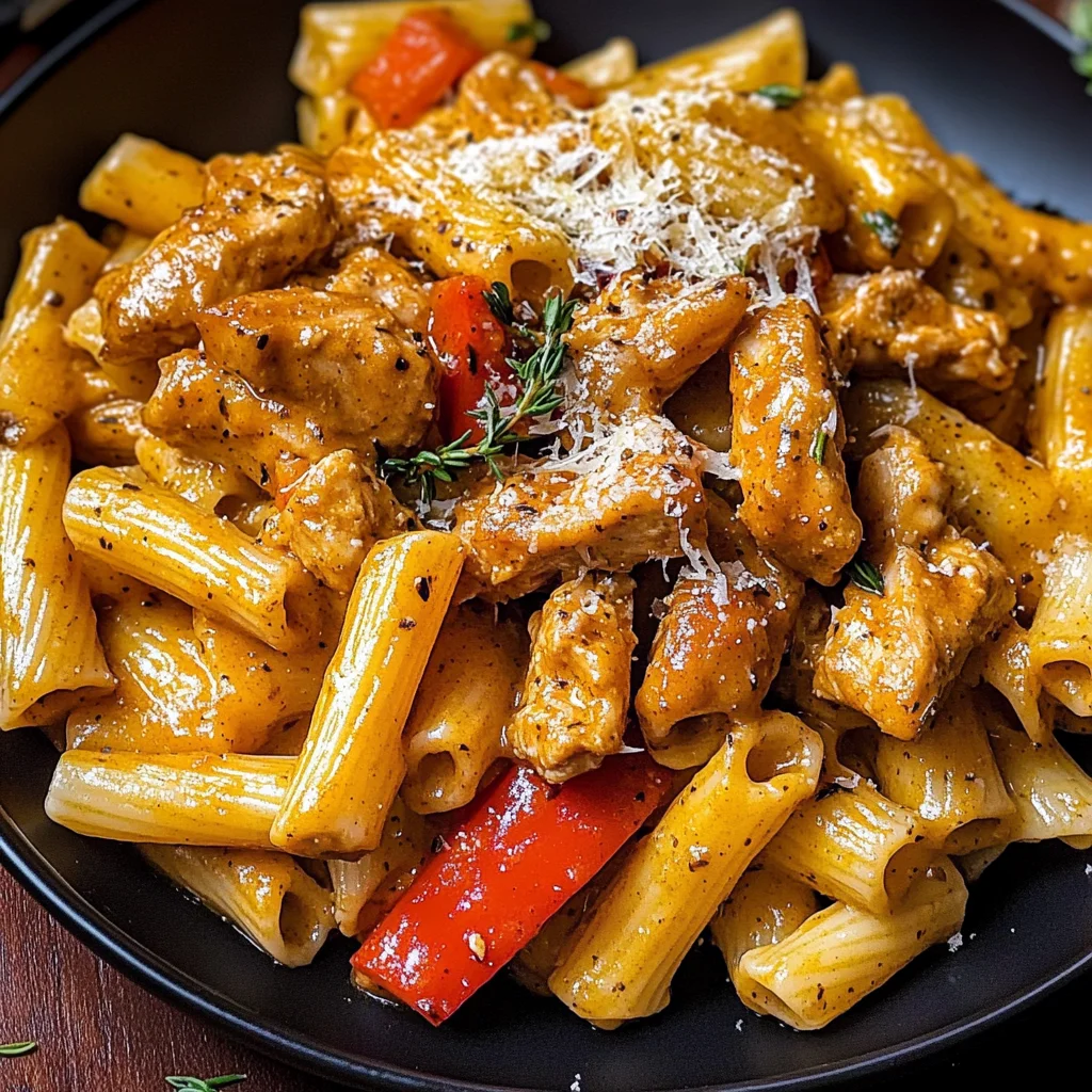 Authentic Jerk Chicken Rasta Pasta