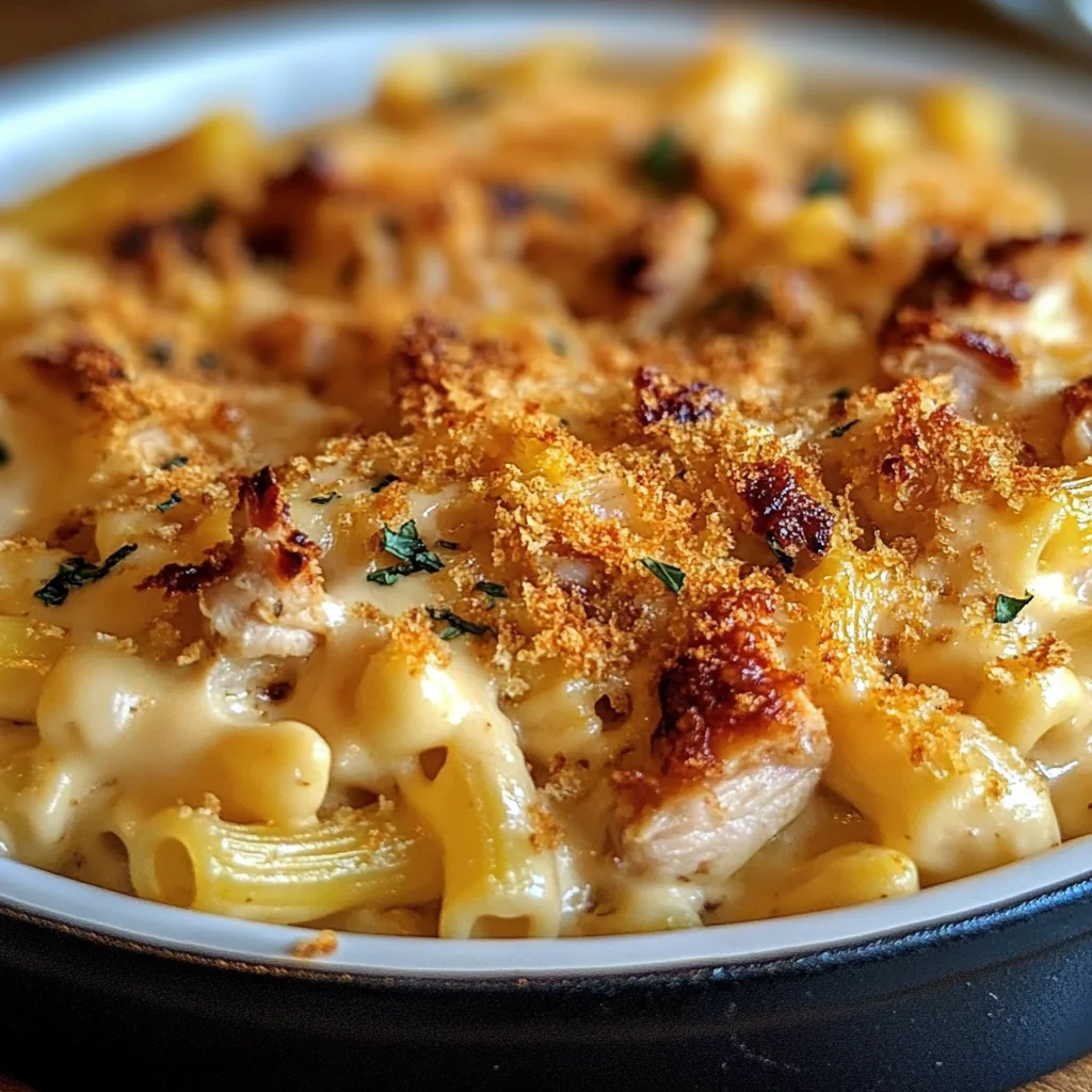 BBQ Chicken Mac and Cheese