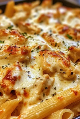 Baked Creamy Chicken Mozzarella Pasta
