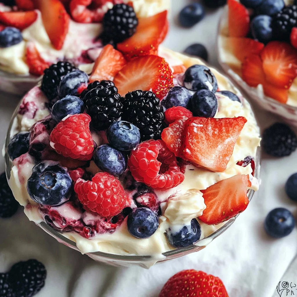 Berry Cheesecake Salad