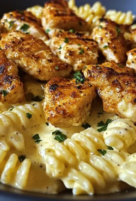 Cajun Garlic Chicken Rotini in Velveeta Cream Sauce