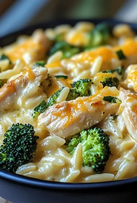 Cheesy Chicken Broccoli Orzo