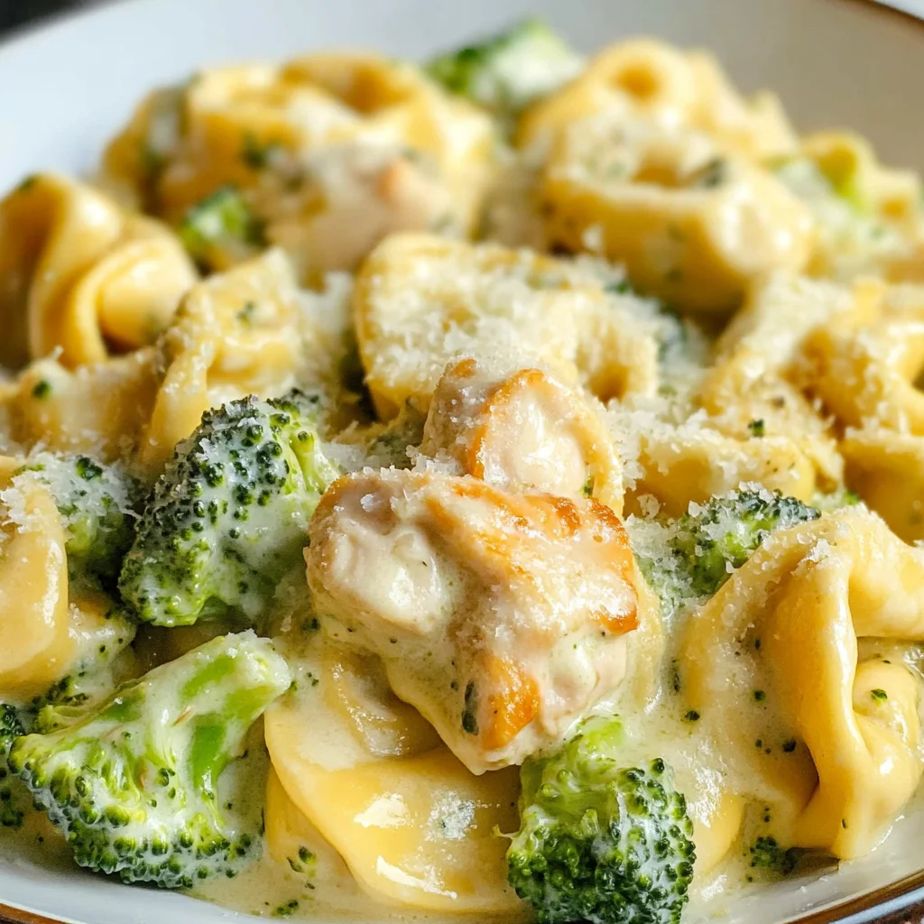 Cheesy Chicken Broccoli Tortellini