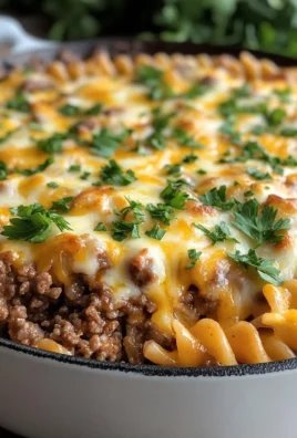 Cheesy Ground Beef Skillet