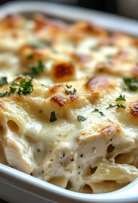 Chicken Alfredo Bake