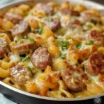 Chicken Apple Sausage One Pan Pasta