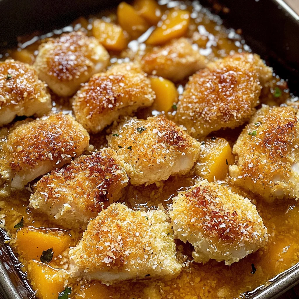 Coconut Peach Chicken