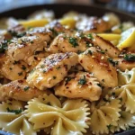 Cowboy Butter Lemon Chicken Bowties Recipe for Creamy Pasta