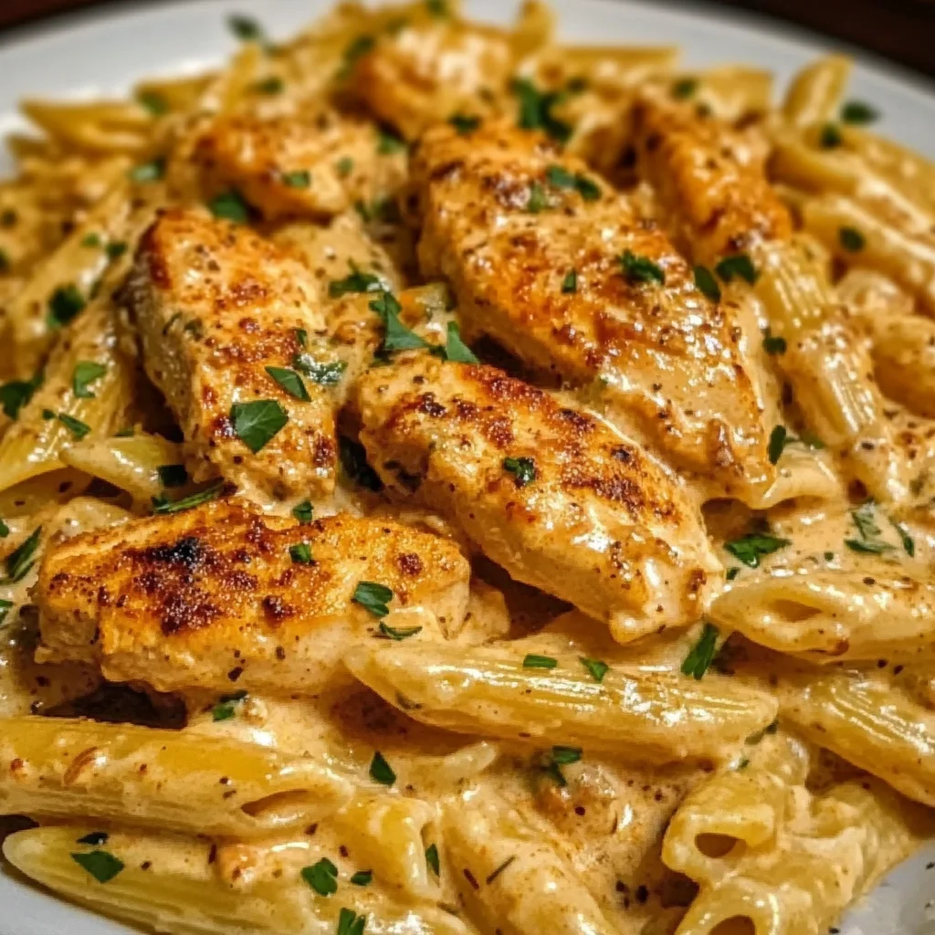 Creamy Cajun Chicken Penne Pasta