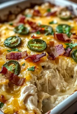 Creamy Jalapeño Popper Chicken Casserole