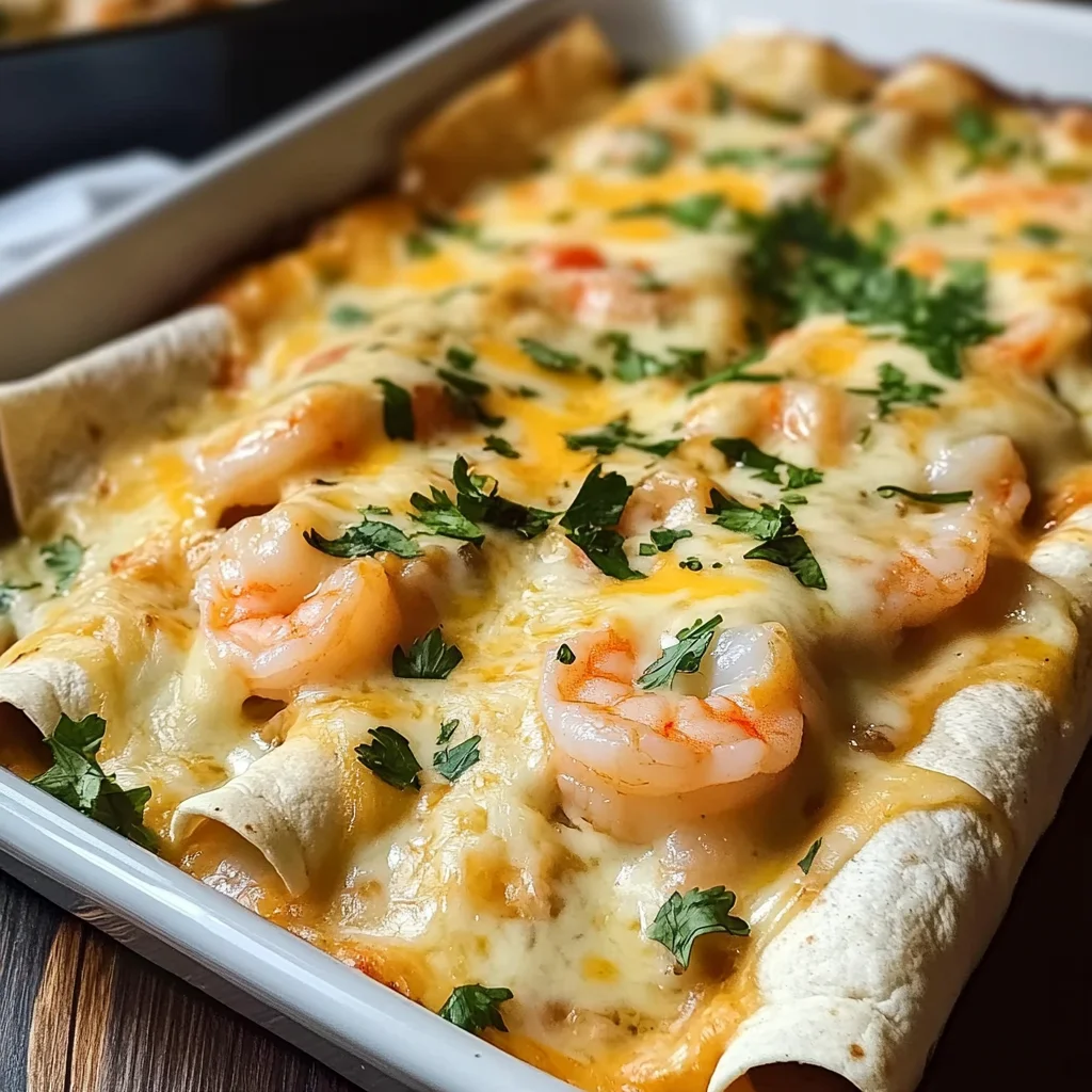 Creamy Shrimp Enchiladas