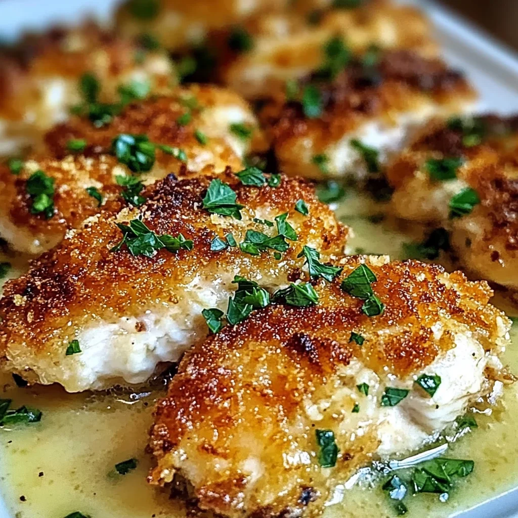 Crispy Parmesan Chicken with Rich Garlic Sauce: An Incredible 7-Step Recipe