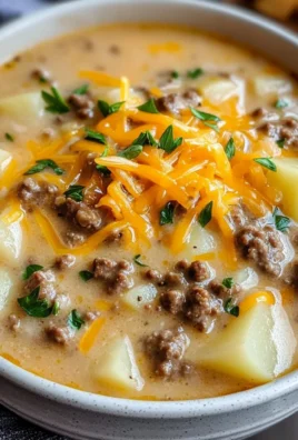 Crock Pot Hamburger Potato Soup