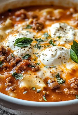 Crockpot Lasagna Soup