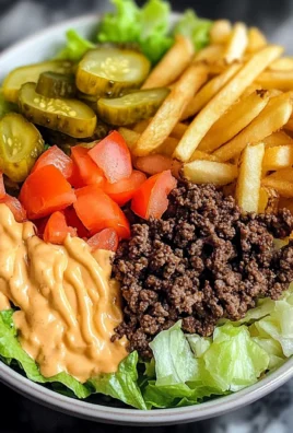 Delicious Burger Bowl: Quick, Customizable, and Guilt-Free!