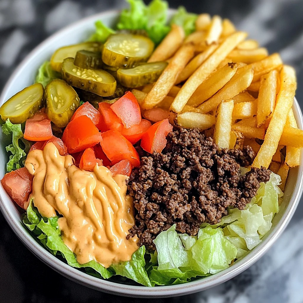 Delicious Burger Bowl: Quick, Customizable, and Guilt-Free!