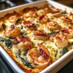 Discover the Low-Carb Shrimp Tuscan Bake: Quick & Delicious!