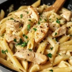 Easy Garlic Chicken Pasta
