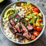 Flavor-Packed Street Corn Steak Rice Bowls You’ll Adore